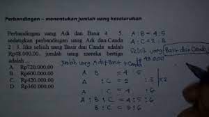 Check spelling or type a new query. Tutorial Perbandingan 2 Menentukan Jumlah Uang Matematika Youtube