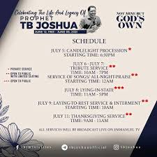 Maybe you would like to learn more about one of these? Scoan Announces July 9 As Pastor Tb Joshua S Burial Date 9jamo Latest Nigerian Song And African Songs
