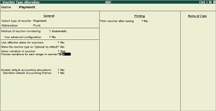 Recording A Payment Entry With Narration For Each Entry