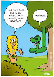Ruthe De Willkommen Cartoon Von Ralphruthe Ruthe Hwg Apfel Paradis Schlange Lustig Mann Zitate Zum Thema Liebe Lustig Humor