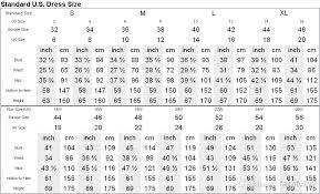 bridal dress size chart visittelemark net