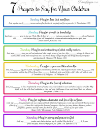 2 To The 1 To The 1 To The 3 I Like Good Trees 7 Prayers To Say For Your Children With Free Printable Prayer For My Children Praying For Your Children Prayers For Children