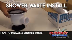 Dreamline combines a slimline shower base with coordinating shower backwall panels to create a convenient kit that can transform a shower space. How To Install A Shower Waste Youtube