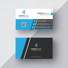Black And White Business Card Template Black Blue Corporate Business Card Template Premium Business Cards Business Card Template Corporate Business Card