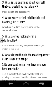 When you go on a regular date, you spend two it's a good way to see why they went down that road. 50 Speed Dating Questions Latest Version For Android Download Apk