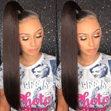 Follow Everythingbomb For The Dopest Fashion Inspo Nails Hairstyles And Food Goals Side Ponytail Hairstyles High Ponytail Hairstyles Girl Hairstyles