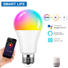 Romacci Smart Wifi Light Bulb Rgbcw Color Changing A21 E27 Bulb Smart Life App Control 10w 1000lm 70mm Bulb No Hub Required Compatible With And Home Assistant Walmart Com Walmart Com