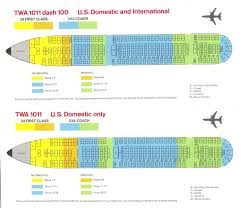 twa l 1011 seating chart old school airlines and airports