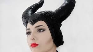 The things i bought was cardboard cups, a simple hair hoop and tissue paper. How To Be Maleficent For Halloween Diy Horns Dress Makeup For Cheap Halloween Ideas Wonderhowto