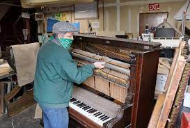 Maybe you would like to learn more about one of these? Play Us A Memory Piano Man And Recycle This Old Instrument Northwest Public Broadcasting