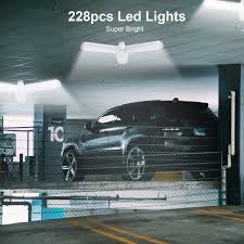 Led garage lights, 60w e26/e27 6000lm deformable basement lighting for full area. Workbench Warehouse Workshop Basement Etc Led Garage Lights 4500lm Deformable Led Garage Ceiling Lighting 45w E26 E27 Led Daylight Light Bulbs Adjustable Shop Lights For Garage Barn Full Area Street