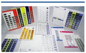Unit Dose Systems For Pain Pill Counting Blister Pack Cards