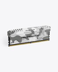 Download Ddr4 Ram Mockup In Device Mockups On Yellow Images Object Mockups PSD Mockup Templates