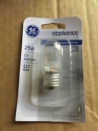 Ge 10692 25 Watt Clear Incandescent Microwave Oven Light Bulb T7 Lot Pack Of 4 43168904667 Ebay