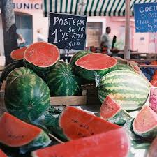 Watermelon Stand Summer Red Fruit Outdoors Market Watermelon Melon Food Watermelon Healthy