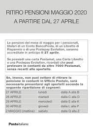Pagamento pensioni maggio 2021 in anticipo anche per il mese di maggio 2021, l'inps lo confermerà con il nuovo calendario pensioni, i primi pagamenti dal 26 aprile.le pensioni del mese di maggio 2021 saranno accreditate in anticipo dal 26 aprile al 3 maggio 2021, la data è stata comunicata dal capo della protezione civile.i pensionati potranno ritirare presso poste italiane i pagamenti di. Comune Di Carbonia Covid 19 Pagamento Pensioni Maggio Il Comune Di Carbonia Pubblica Gli Orari Di Apertura Degli Uffici Postali Situati Nel Territorio Comunale
