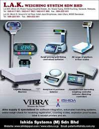 It operates in the machinery, equipment, and supplies merchant bhd. Ishida Systems M Sdn Bhd Weighing Equipment Systems In Selangor