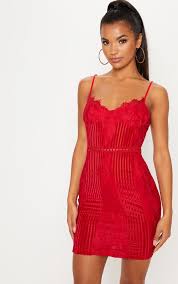 Dresses Shop Women S Dresses Online Us Prettylittlething Usa Little Red Dress Red Dress Women Burgundy Dress