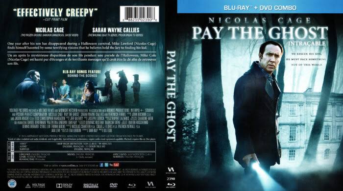 Pay the Ghost (2015) Blu-Ray Cover - DVDcover.Com