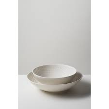 White ceramic coupe plate 6