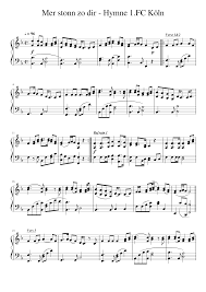 The current status of the logo is obsolete, which means the logo is not in use by the company anymore. Mer Stonn Zo Dir Hymne 1 Fc Koln Sheet Music For Piano Solo Musescore Com