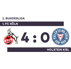 Im livestream seid ihr heute auf dazn live mit von der partie, wenn die entscheidung um die. 1 Fc Koln Holstein Kiel Koln Besiegt Kiel Souveran Mit 4 0 2 Bundesliga Welt