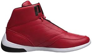 The sf kart cat iii has a synthetic leather look upper with stitched details that give value to the shoe. Puma Ferrari Kart Cat Mid Iii Sneaker In 01 Red For Men Lyst