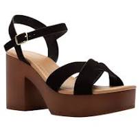 Women's Platform Sandals Open Toe Crisscross Strap Chunky ...