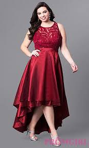 Plus Size High Low Prom Dress With Illusion Lace Plus Size Wedding Dresses With Sleeves High Low Prom Dresses Plus Size Wedding Guest Dresses