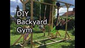 Hopefully this video will give you some great ideas to. Homemade Backyard Gym How To Make It Simple Youtube