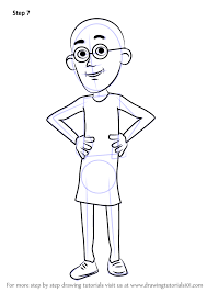 Learn How To Draw Patlu From Motu Patlu Motu Patlu Step By Step Drawing Tutorials Canvas Drawings Drawings Sharpie Drawings