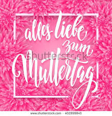 Muttertag Liebe Vector Greeting Card Pink Red Floral Pattern Background Mothers Day Hand Drawn Calligraphy Letteri Muttertag Alles Liebe Zum Muttertag Mutter