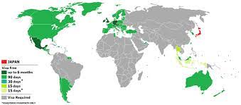 Japan is a great country to make a life in. Visa Policy Of Japan Wikipedia