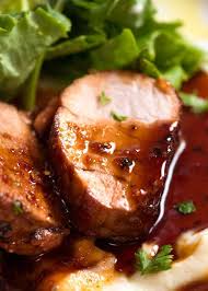 Pork Tenderloin With Honey Garlic Sauce Recipe Tenderloin Recipes Pork Fillet Recipes Pork Recipes