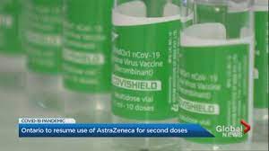 .the second dose early as part of an effort to ensure 55,000 doses in the ontario government's each of the 24 pharmacies offering second doses was given 50 doses or less of astrazeneca on. Ontario Allows Second Doses Of Oxford Astrazeneca Covid 19 Vaccine Watch News Videos Online