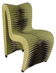 Phillips Collection S Seatbelt Chairs Constructed Of Hand Weaved Industrial Seat Belt Material Over A Wooden Frame Appear In The Furniture Chair Green Chair