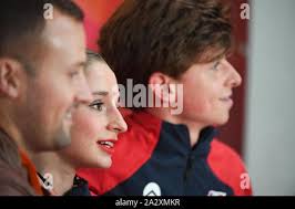 Oona BROWN & Gage BROWN, from USA, perform in Rhythm Dance, in Ice Dance at  ISU