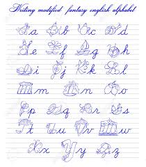 The first style you'll come across will . Writing Fantasy Modifyed English Alphabet Vector Illustration Good For Elementary School Education Royalty Free Cliparts Vectors And Stock Illustration Image 61102022