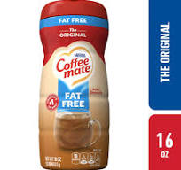 Coffee mate Original Fat Free Powdered Coffee Creamer, 16 oz