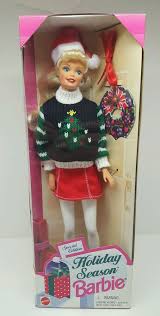 1996 Holiday Season Barbie Doll Special Edition Nib Barbie Dolls Barbie Collector Dolls Holiday Outfits Christmas