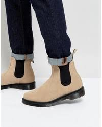 Shop chelsea boots on the official dr. Men S Suede Chelsea Boots By Dr Martens Lookastic