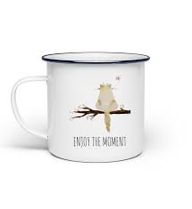 Enjoy The Moment Katze Katzen Katzen Katzen T Shirt Katzenspruche