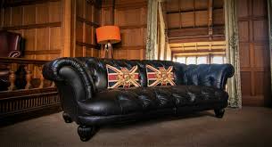 Both traditional and contemporary chesterfield sofas have an enduring appeal that never goes out of fashion. F50 1225 Large Tetrad Grand Tour Oskar 2 3 Seater Black Leather Chesterfield Club Sofa Folio 50 Stourport Antique Furniture
