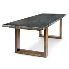 Diy zinc top table house hawthornes. Lfd Zinc Dining Table With Plain Top Zinc Dining Tables Metal Dining Room Dining Table