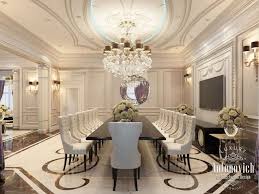 Villa Interior Design In Dubai Luxury Villa In Palm Jumeirah Photo 8 Luxury Dinning Room Luxury Interior Design Interior Design Dining Room