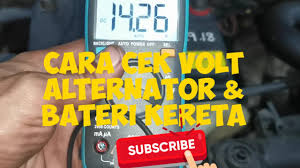 Maybe you would like to learn more about one of these? Cara Cek Bateri Alternator Kereta Guna Multimeter Manual Youtube
