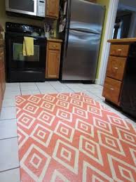 Diy Painted Kitchen Rug Painted Floor Cloths Floor Cloth Painted Floor