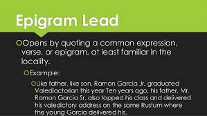 Types Of News Lead