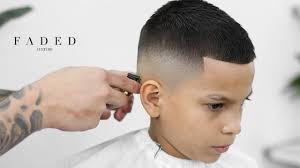 V fade haircut for men and boys. Barber Tutorial Boys Haircut Transformation Youtube