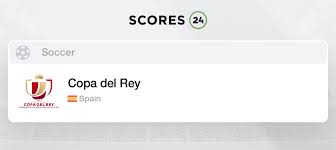 Fixtures & results copa del rey round: Spain Copa Del Rey Soccer